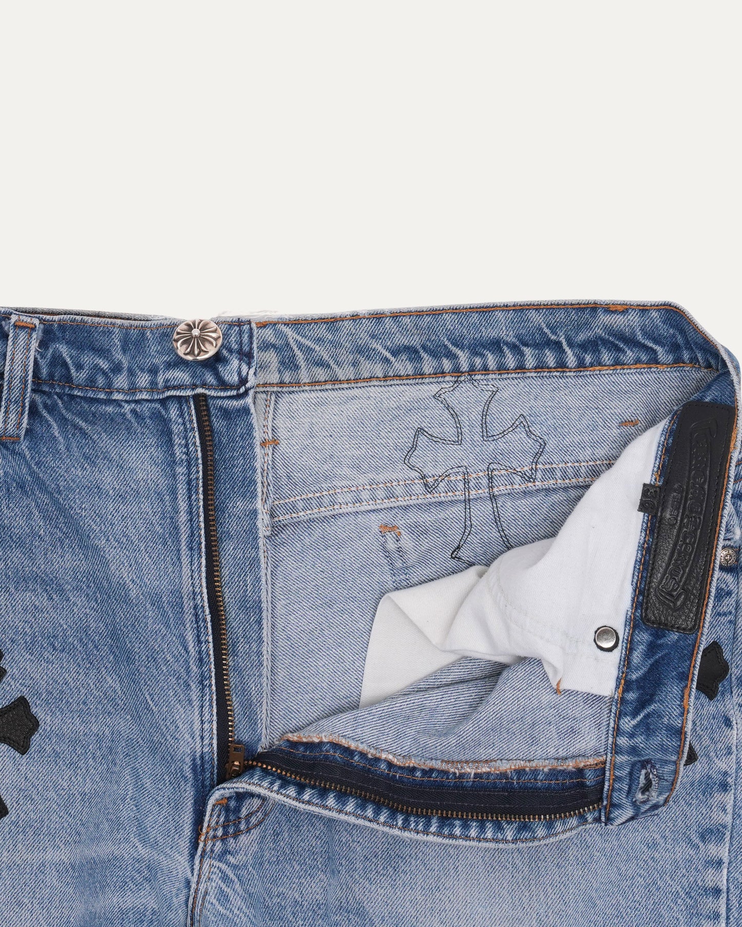 Levi's 517 Orange Tab Cross Patch Jeans