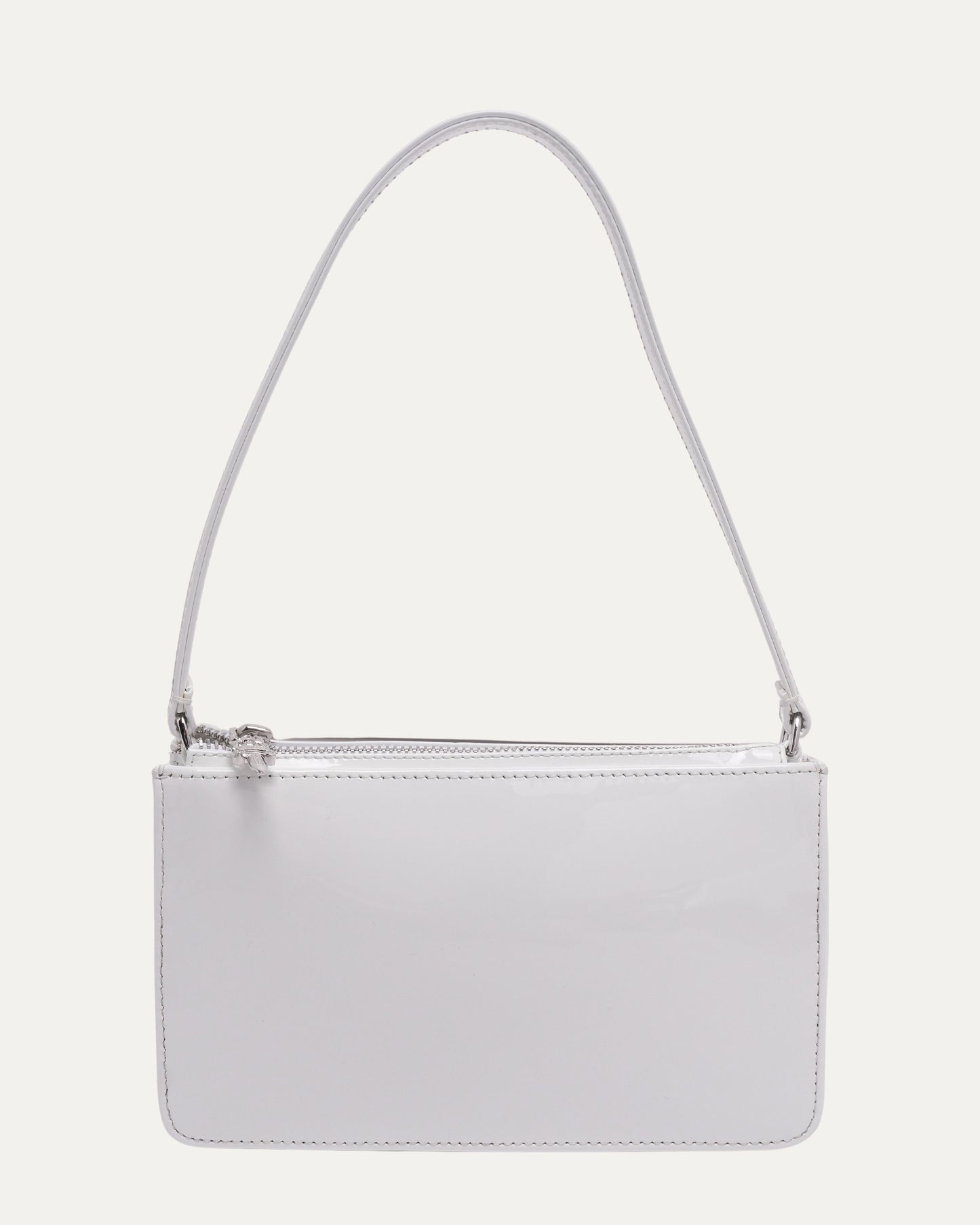 Patent Leather Cemetery Cross Patch Night Bag