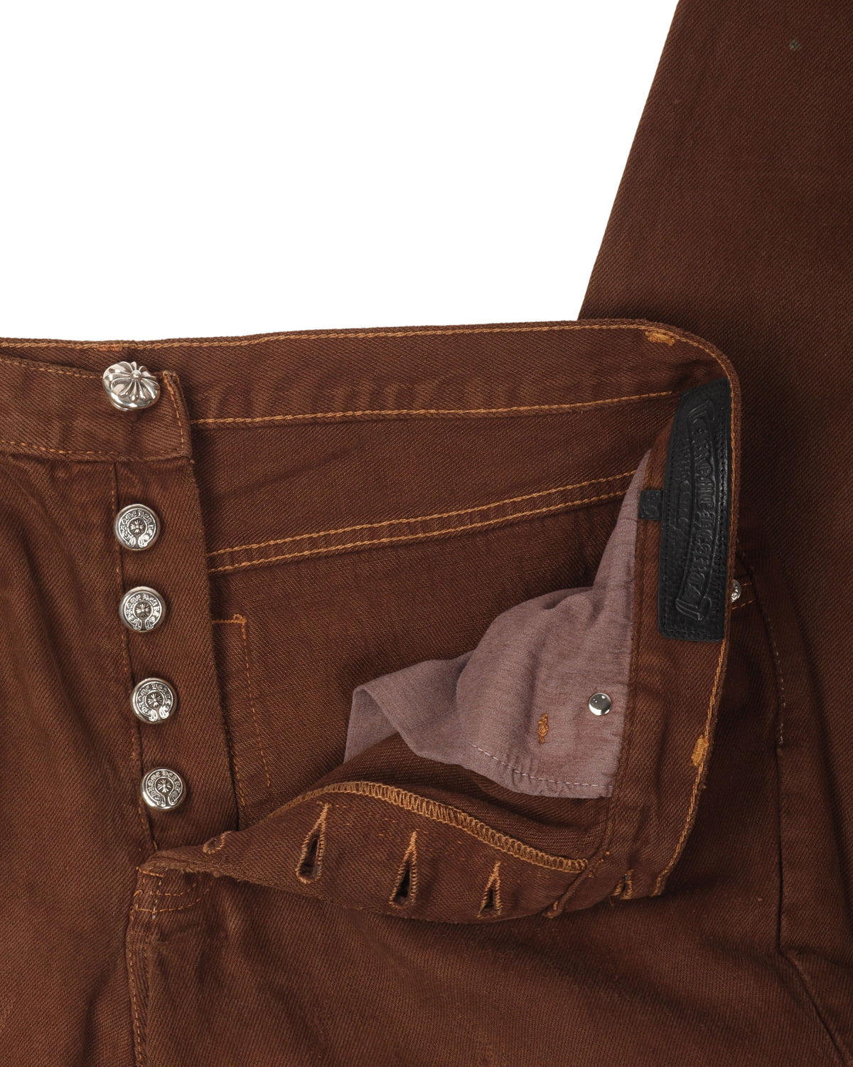 NYFW Leopard Levi's Cross Patch Jeans