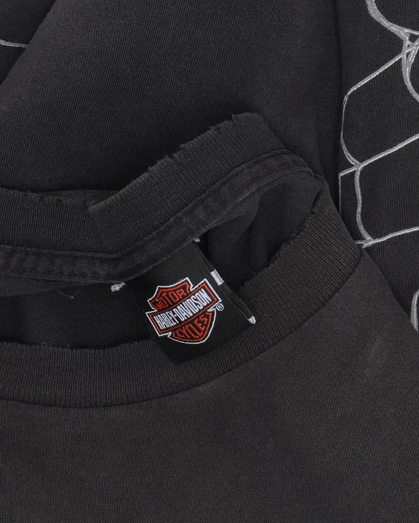 Harley Davidson Black Widow Spider Web Chicago Long Sleeve T-Shirt