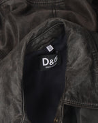 Leather Bomber Jacket