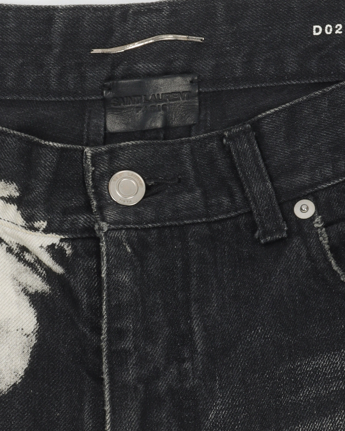 Bleached Cut Denim Shorts