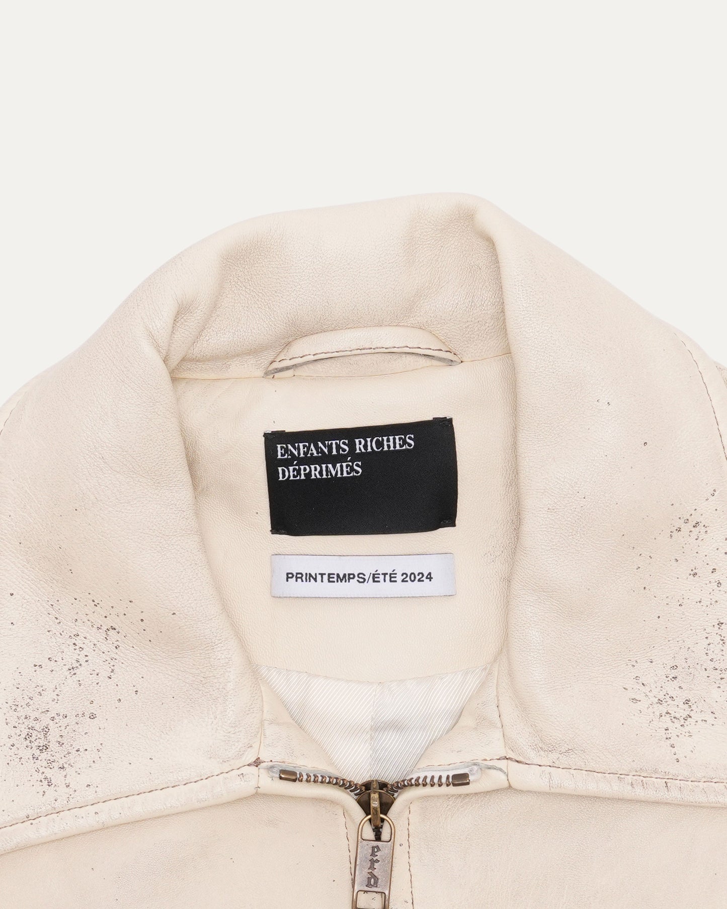Arcane 17 Zip-Up Leather Jacket