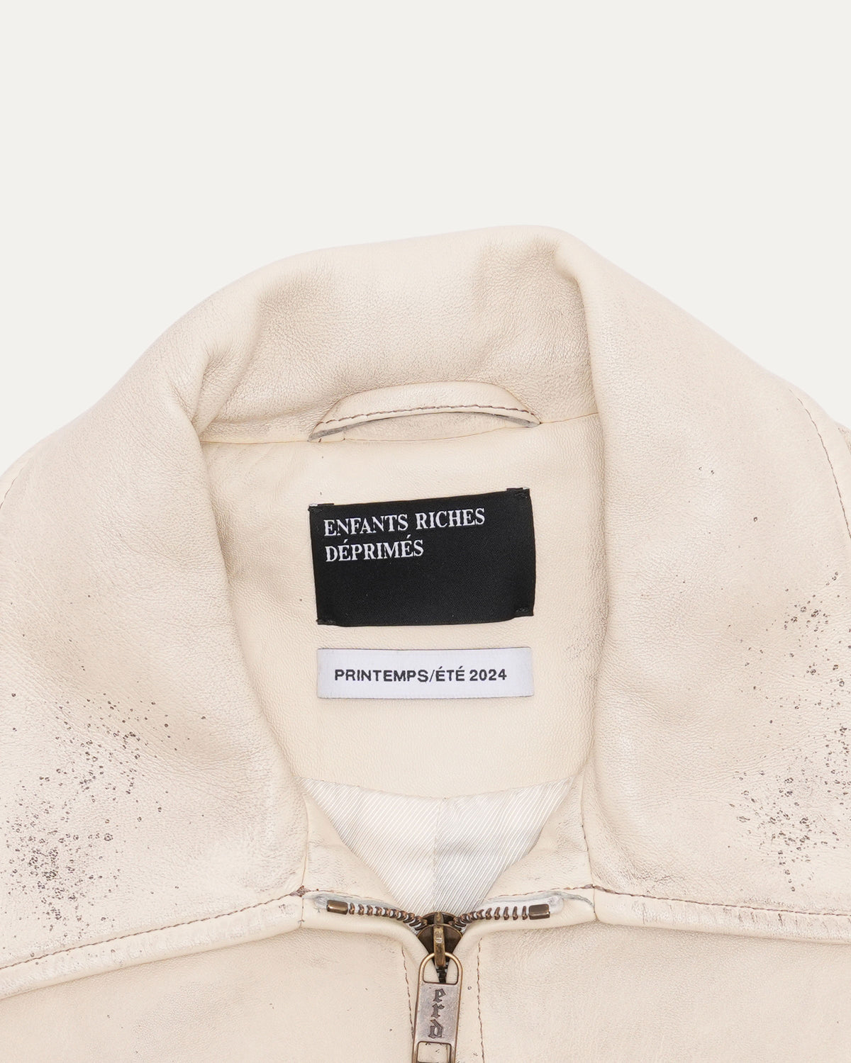 Arcane 17 Zip-Up Leather Jacket