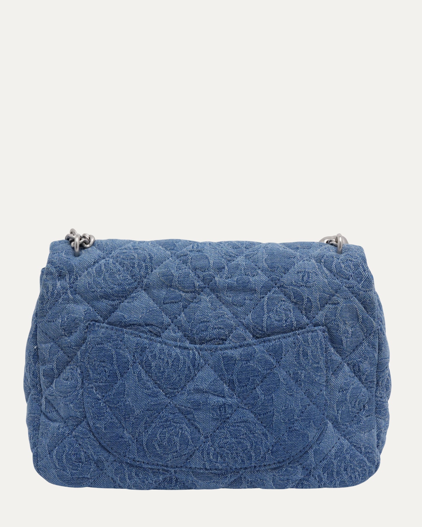 Denim Sweetheart Crush Mini Square Flap Bag