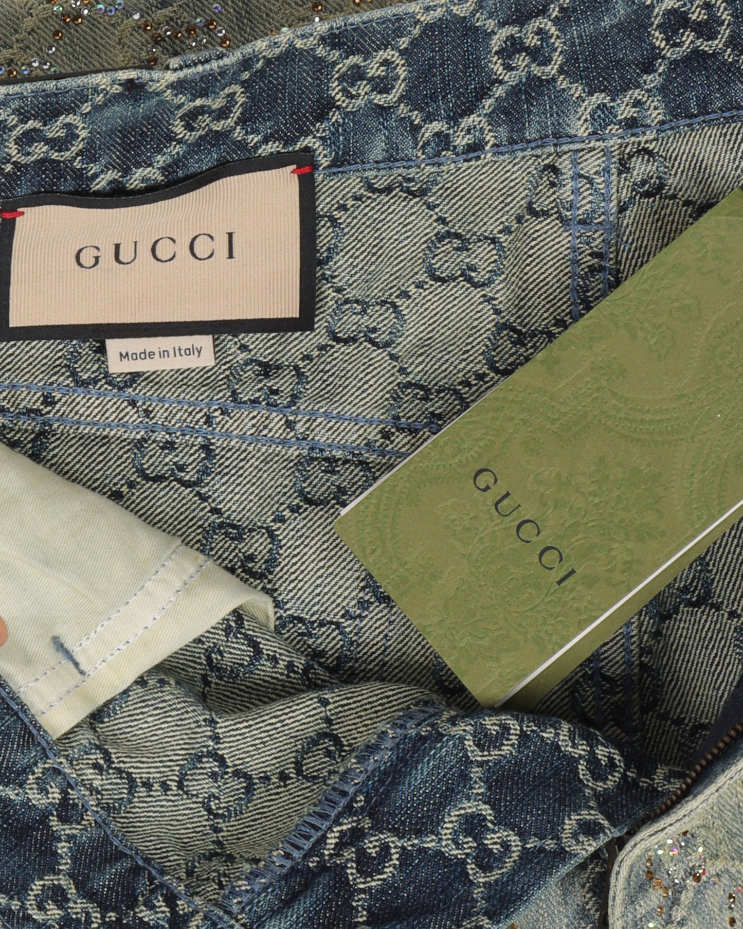 Sparkle Monogram Jeans