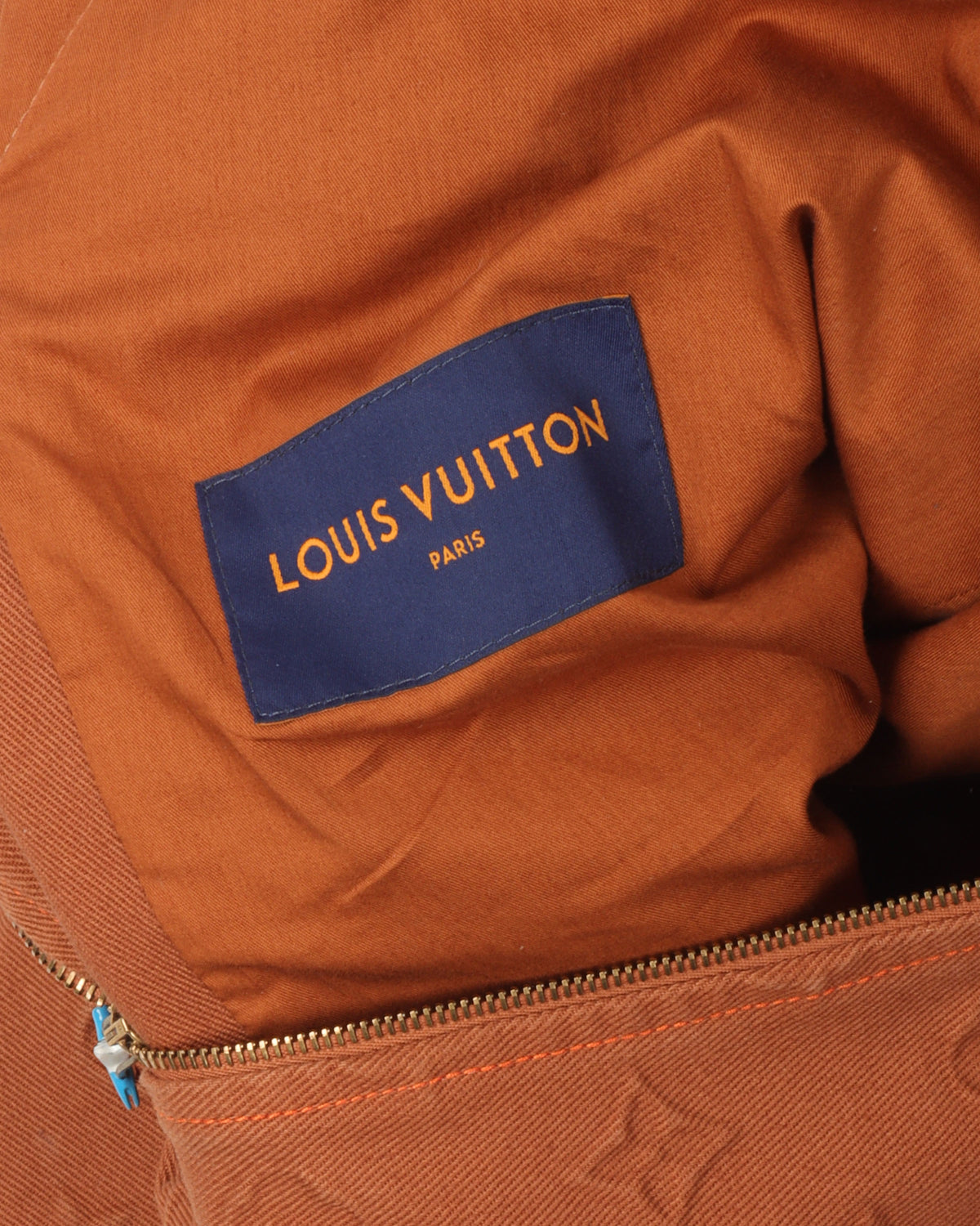Monogram Hooded Denim Carpenter Jacket