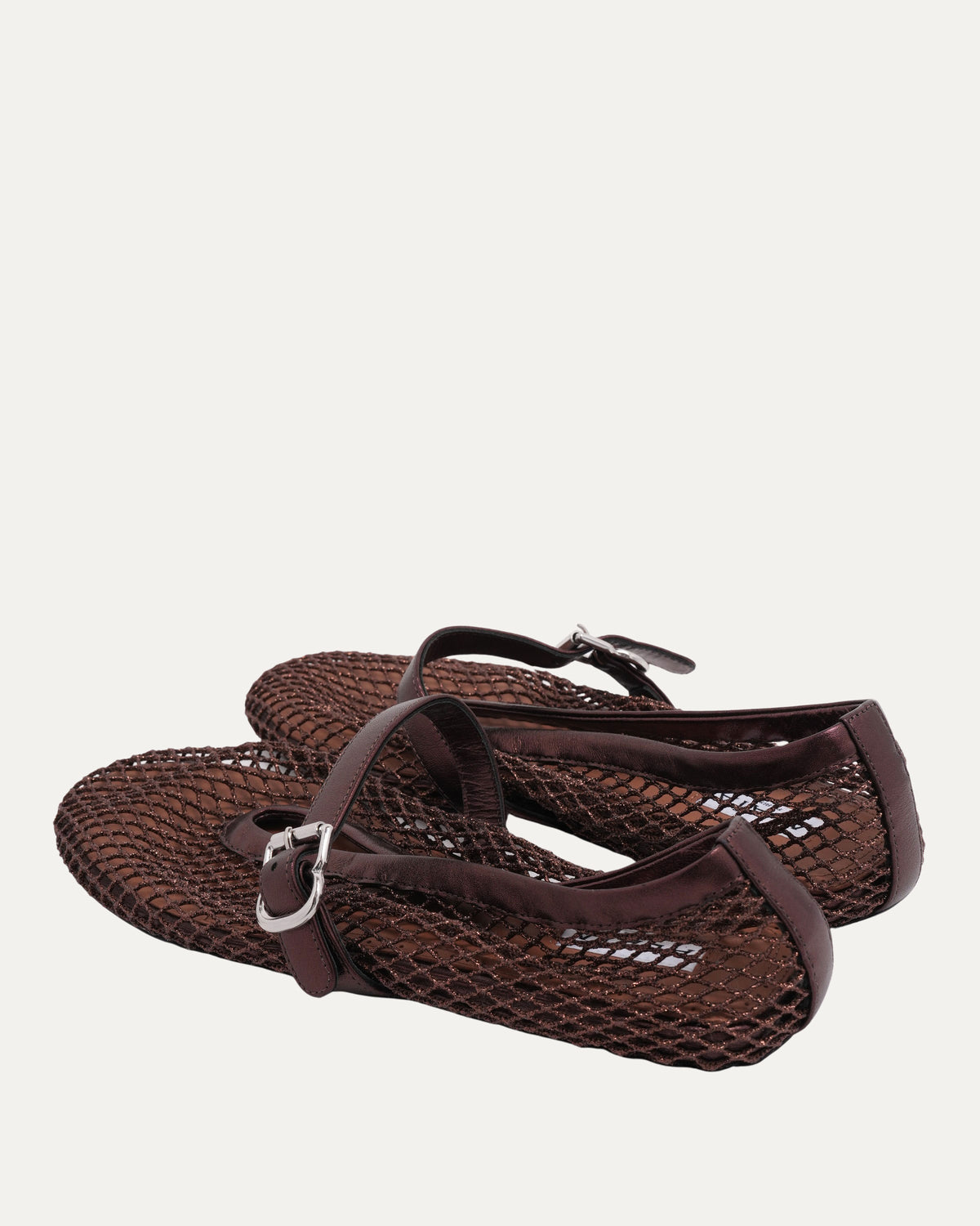 Mesh Mary Jane Flats