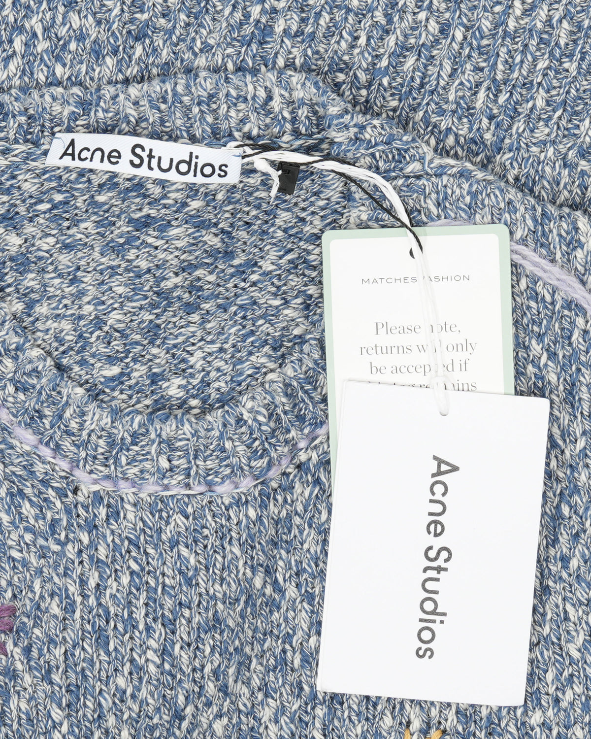 Korfeo Embroidered Distressed Sweater Vest