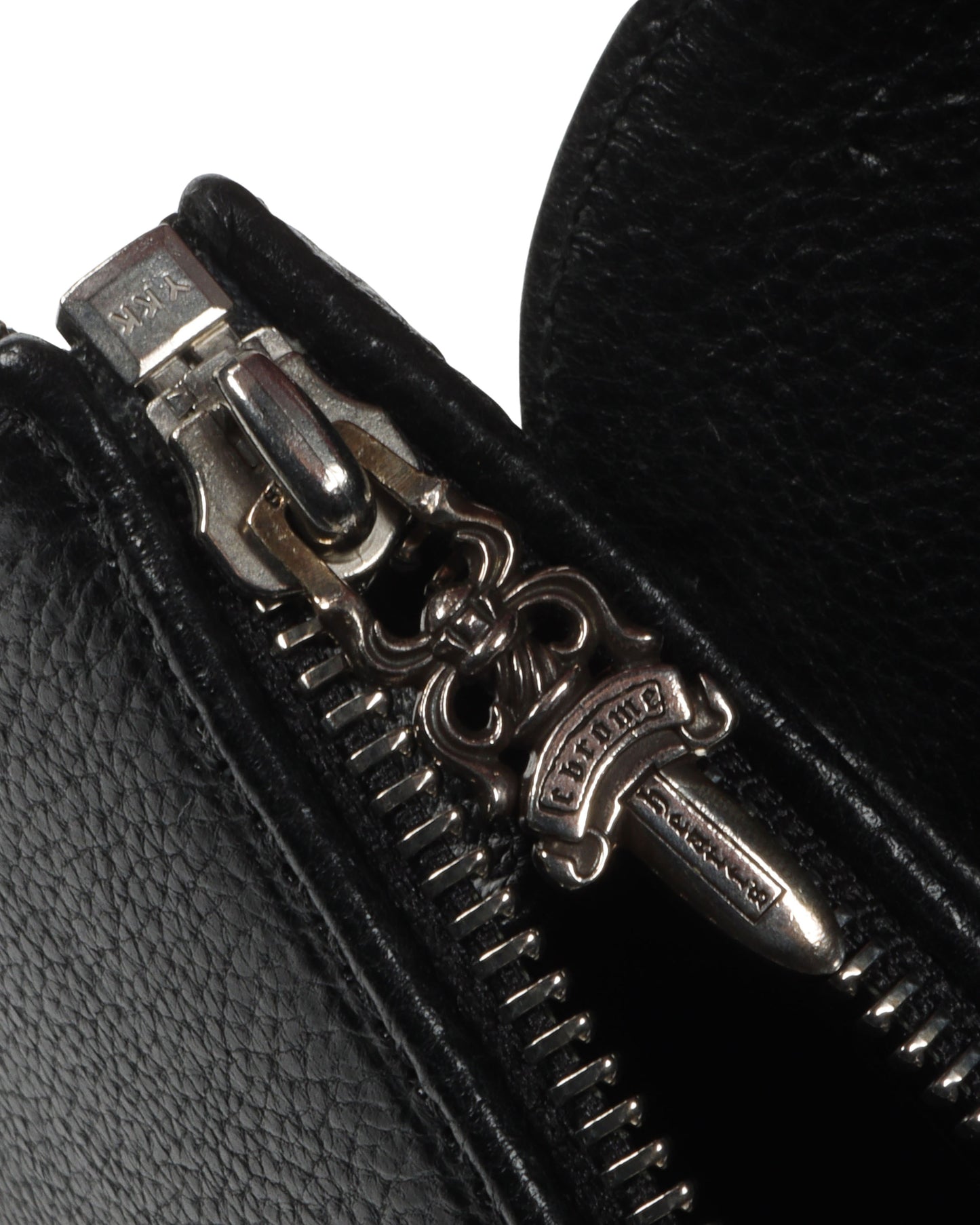 Leather Fleur de Lis Mini Bag