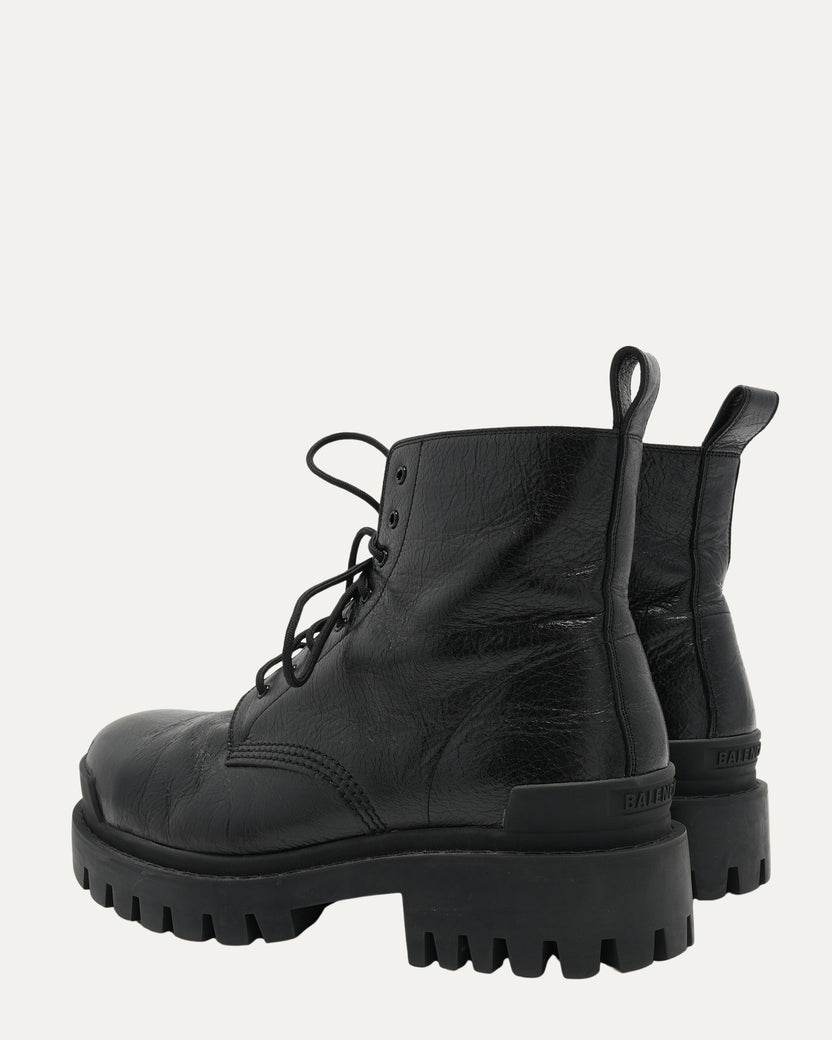 Leather Strike Boots