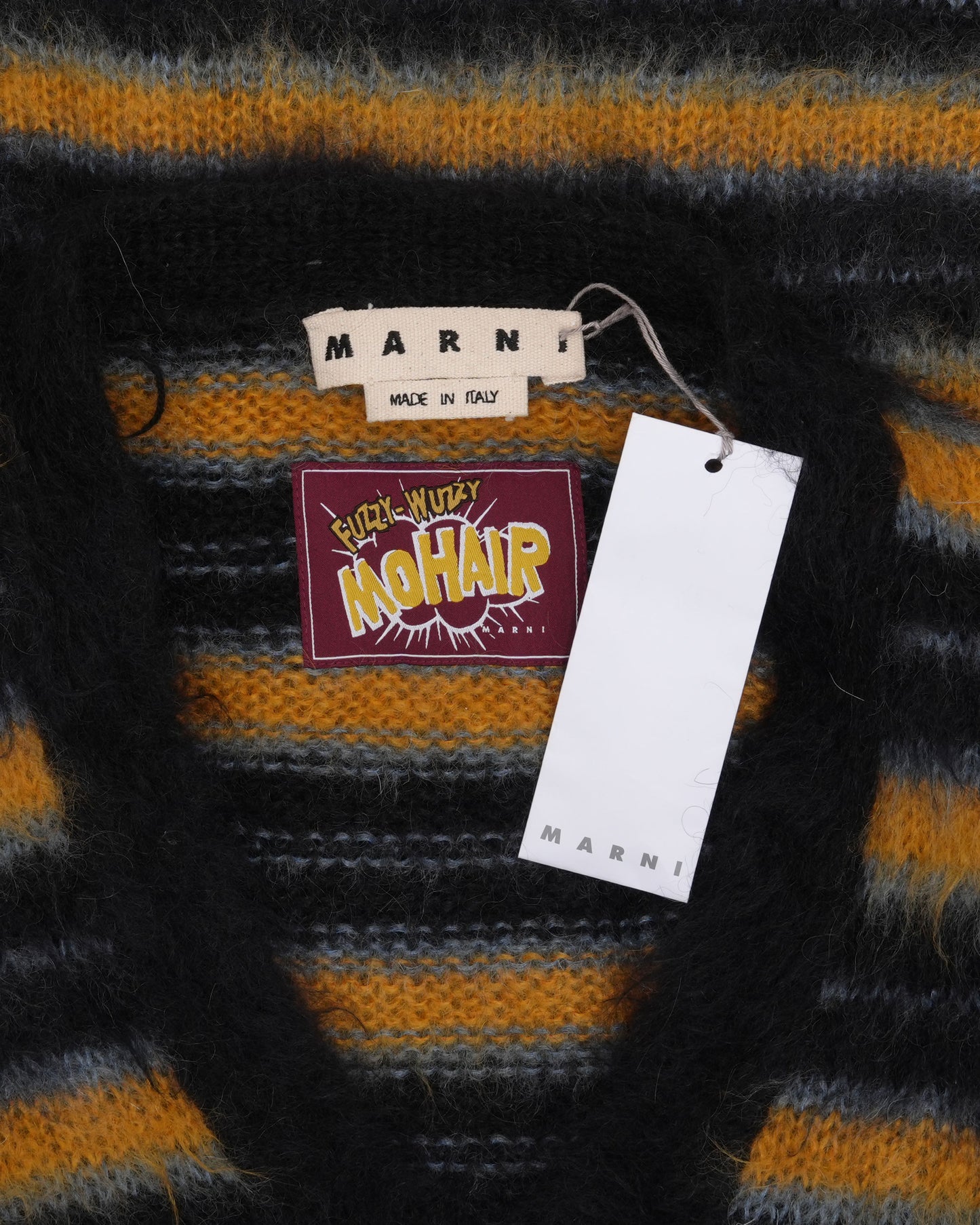 Striped Mohair Cardigan