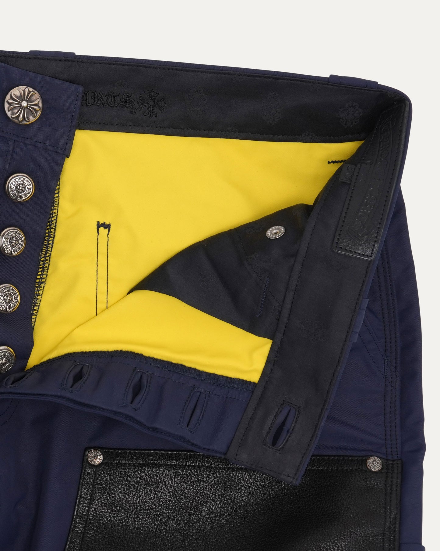 Nylon and Leather Double Knee Carpenter Pants