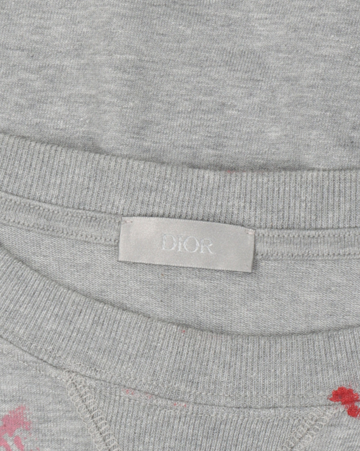 Embroidered Paint Splatter T-Shirt