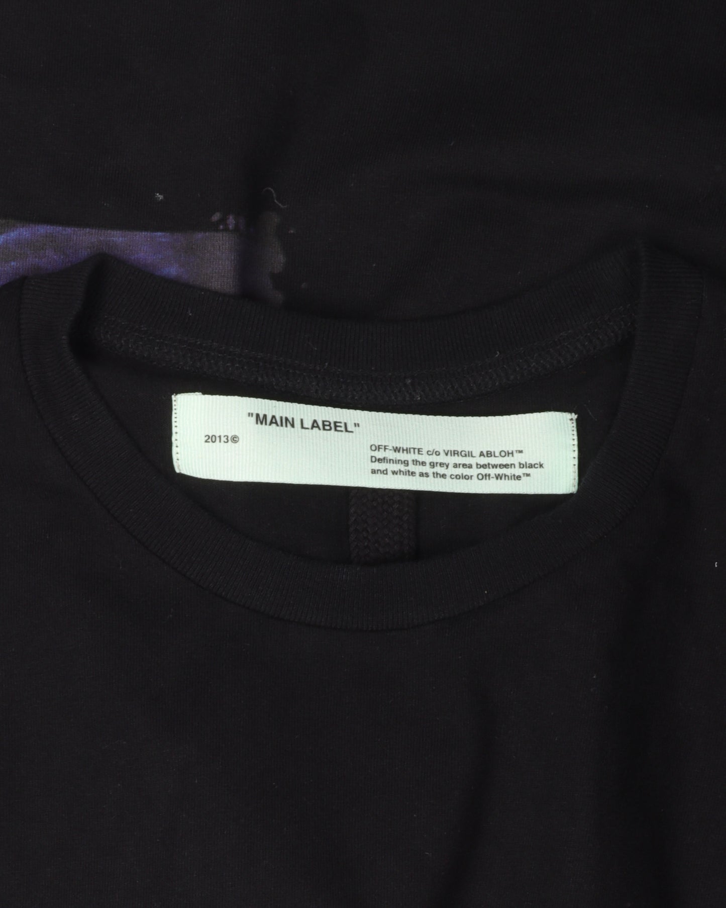 Diagonal Logo Long Sleeve T-Shirt