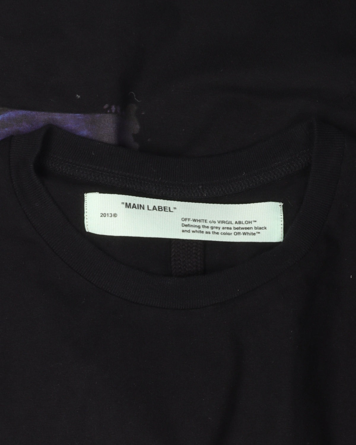 Diagonal Logo Long Sleeve T-Shirt