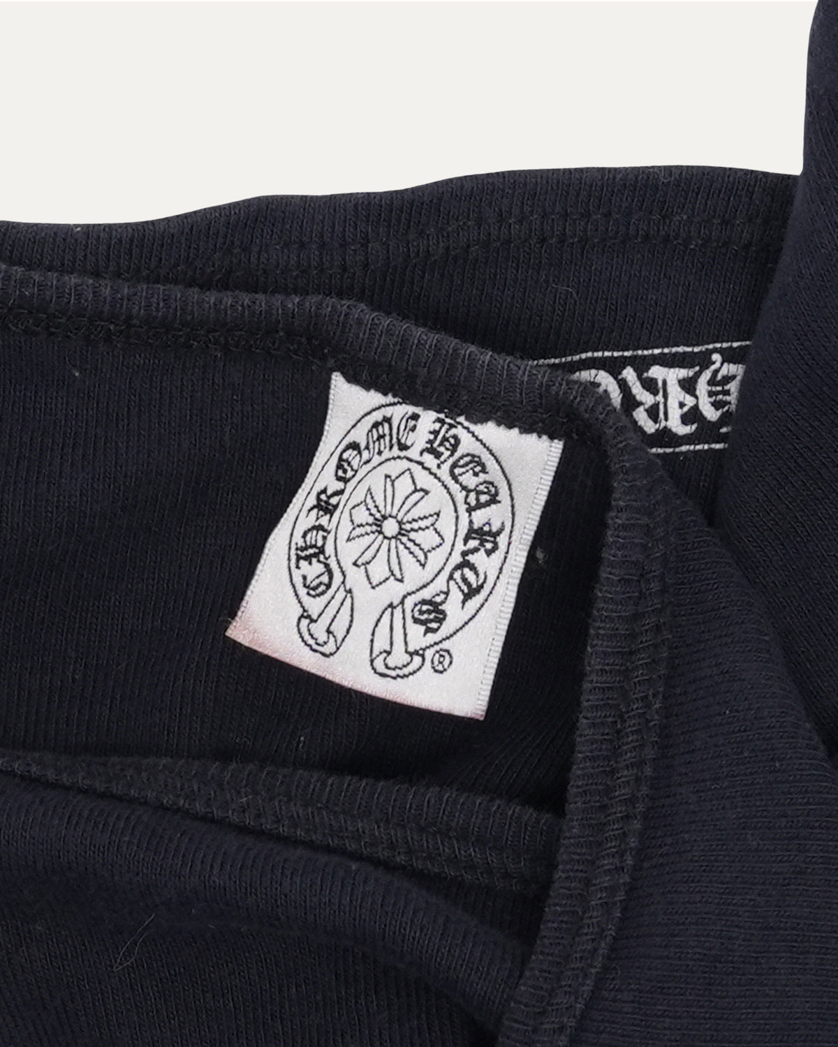 Boat Neck Dagger Logo Long Sleeve T-Shirt