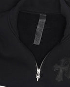 Paper Jam Cemetery Cross Patch Quarter Zip Sweatshirt