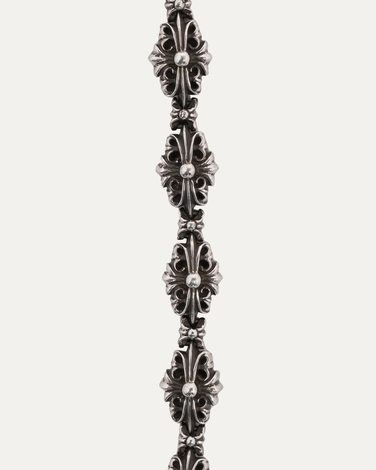 Floral Cross Link Bracelet
