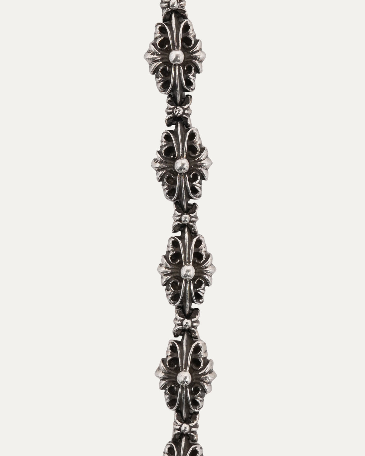 Floral Cross Link Bracelet