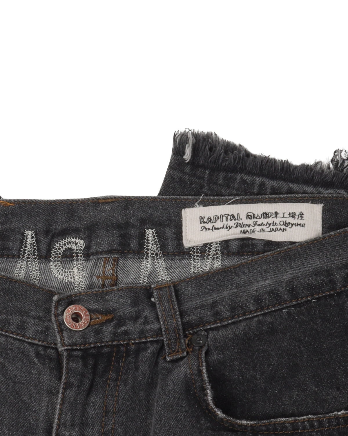 OG Skeleton Denim Shorts
