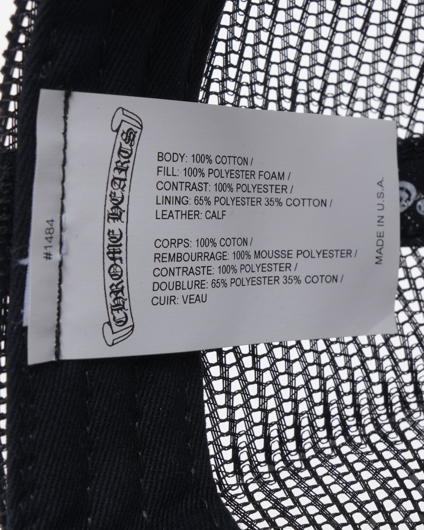 Pony Hair Cemetery Cross Patch Trucker Hat