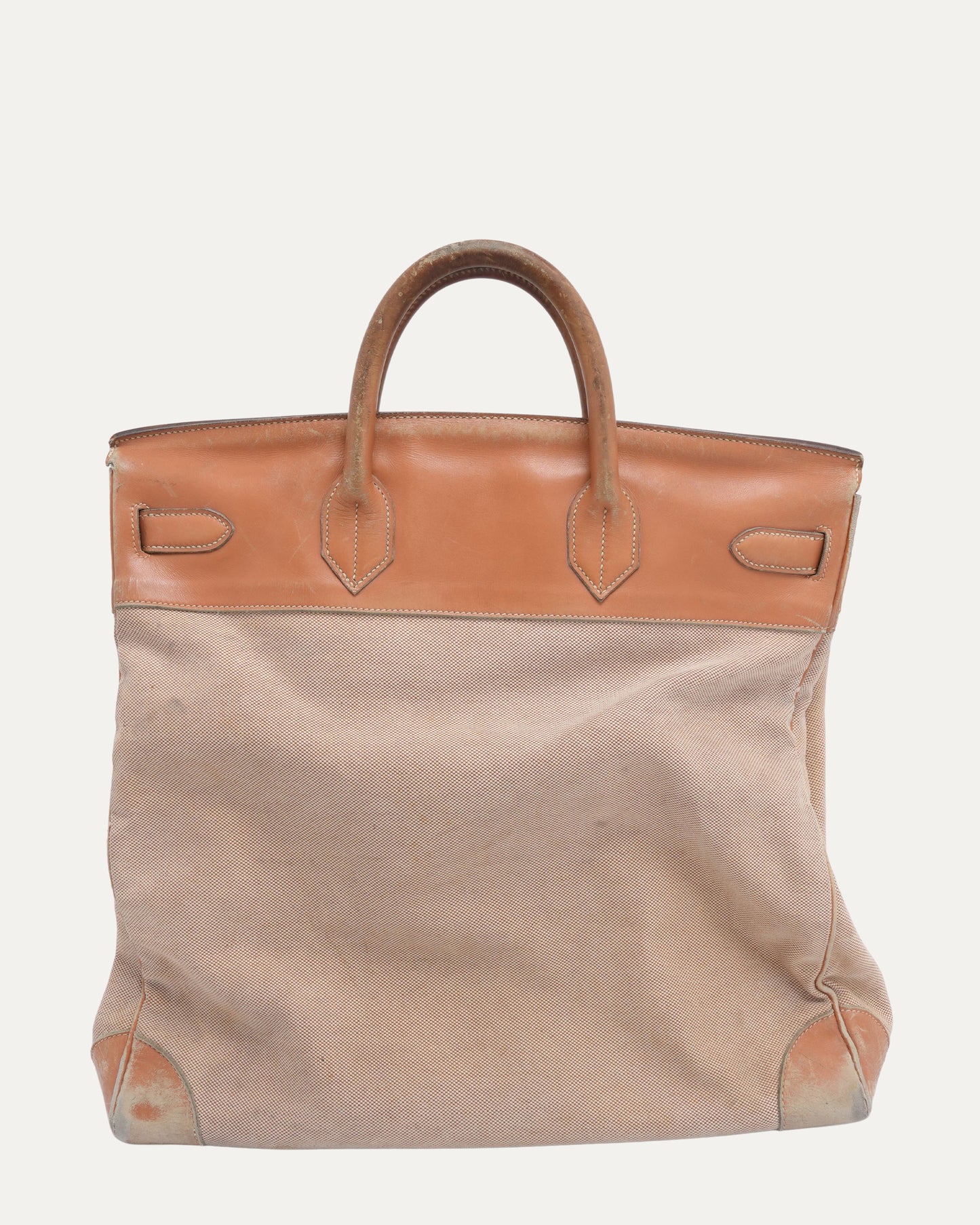 Vintage Toile HAC Birkin 45 Weekend Bag