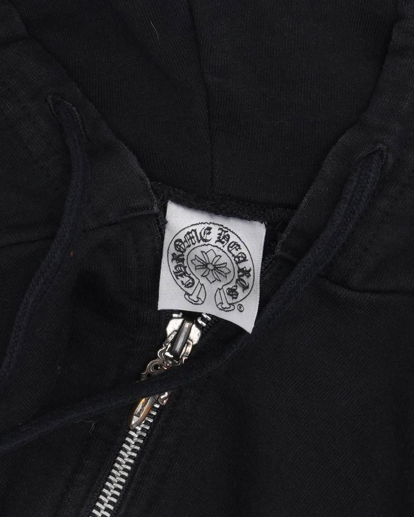 Vintage Cross Patch Zip Up Hoodie