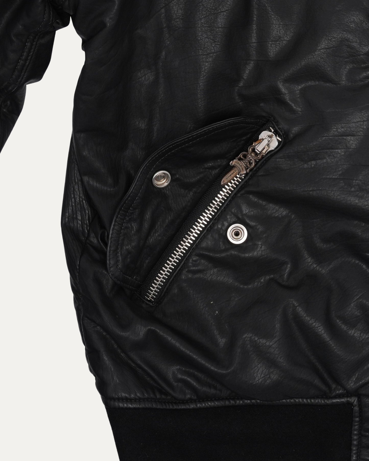 Leather MA-1 Bomber Jacket