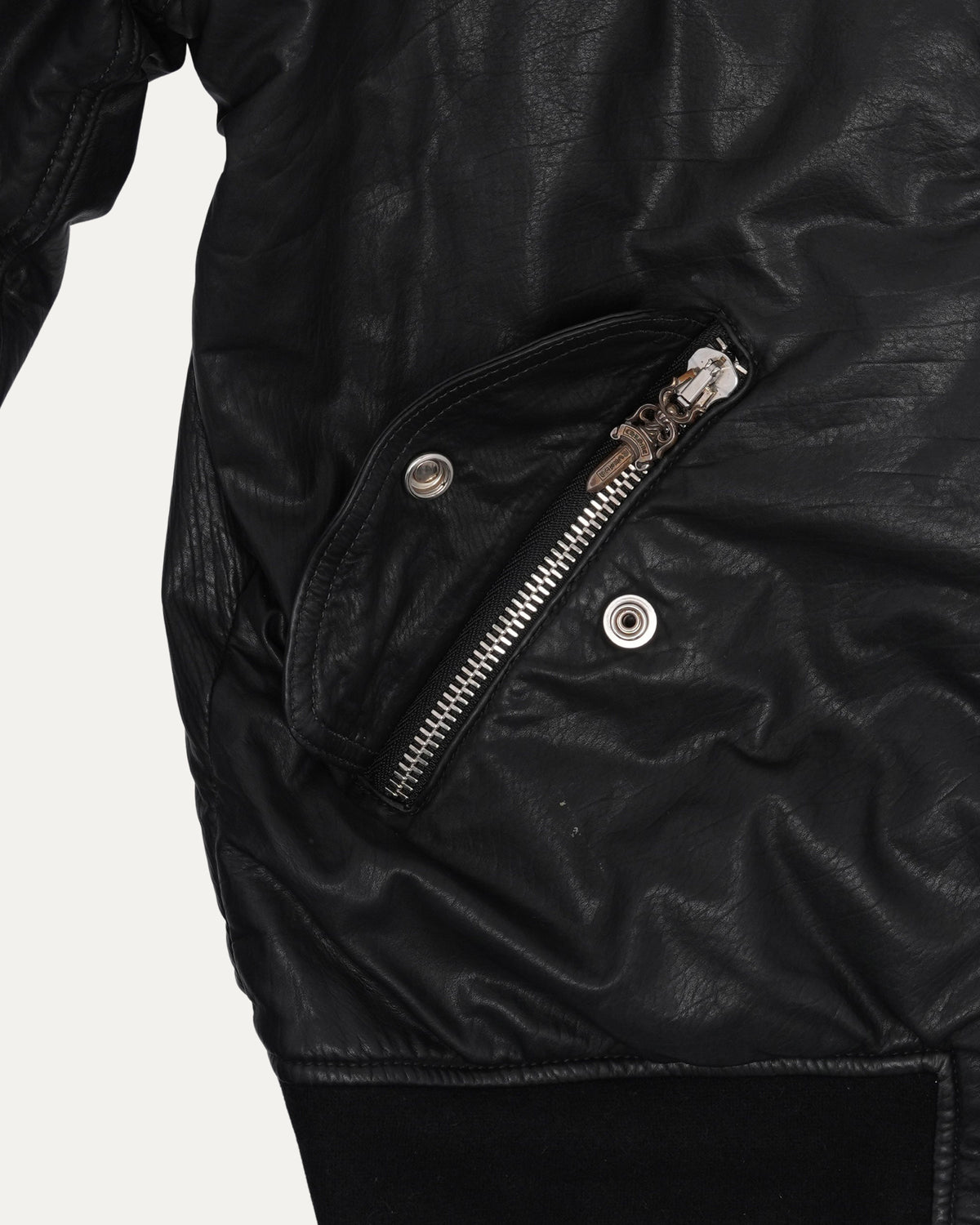 Leather MA-1 Bomber Jacket