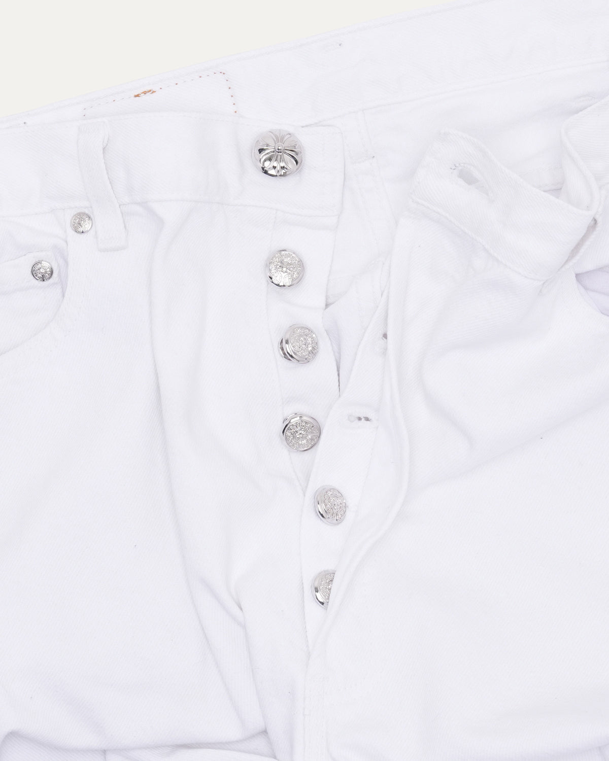 Silver Embellished Levi's Star Patch Jeans