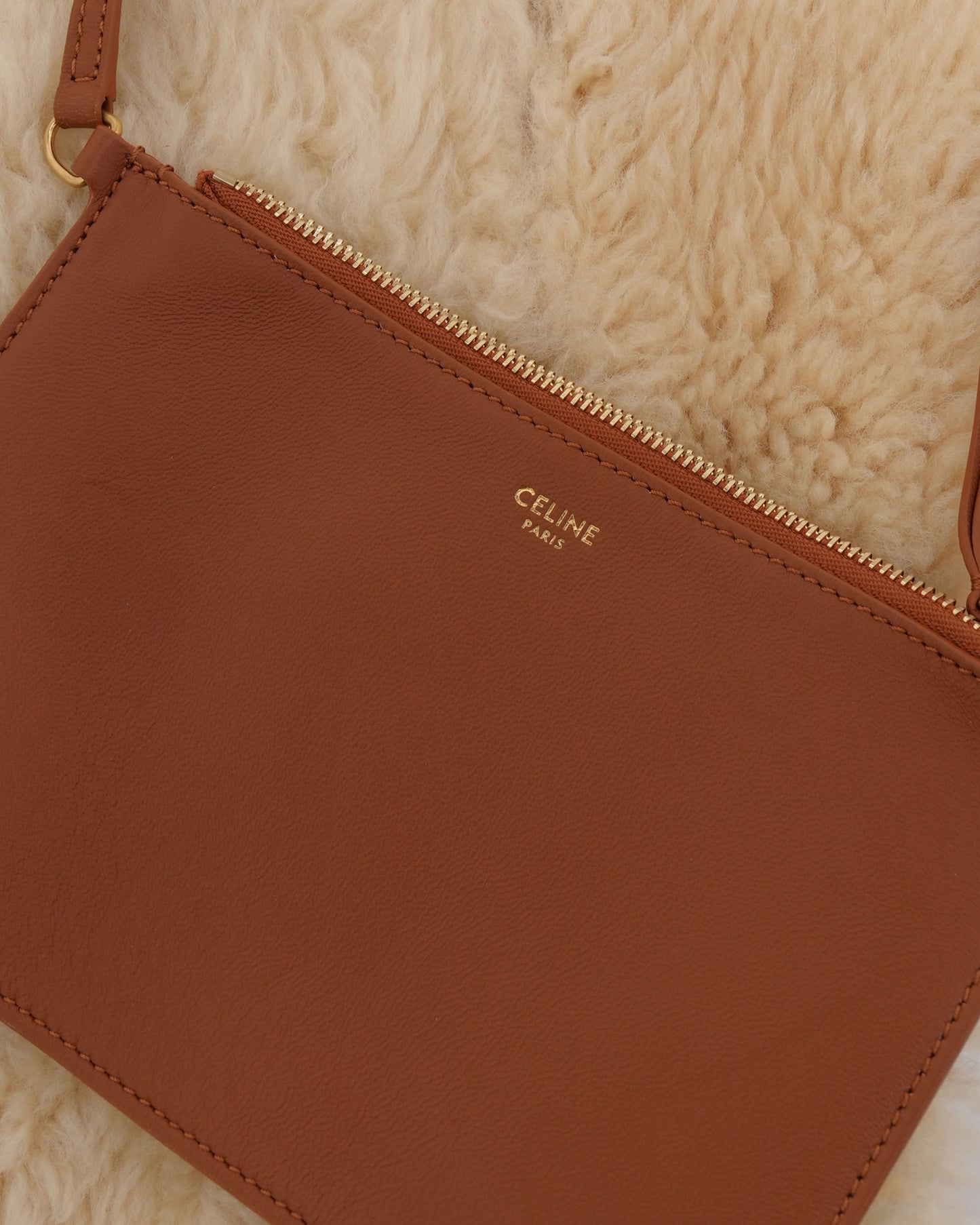 Reversible Shearling Cabas Phantom Tote
