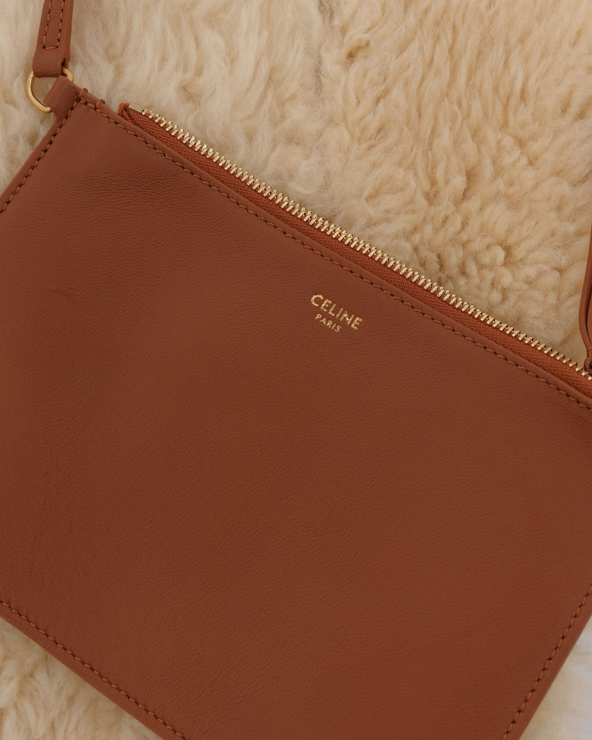 Reversible Shearling Cabas Phantom Tote