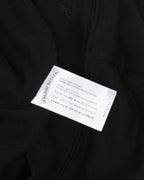 Thermal Lined Vertical Logo Zip Up Hoodie