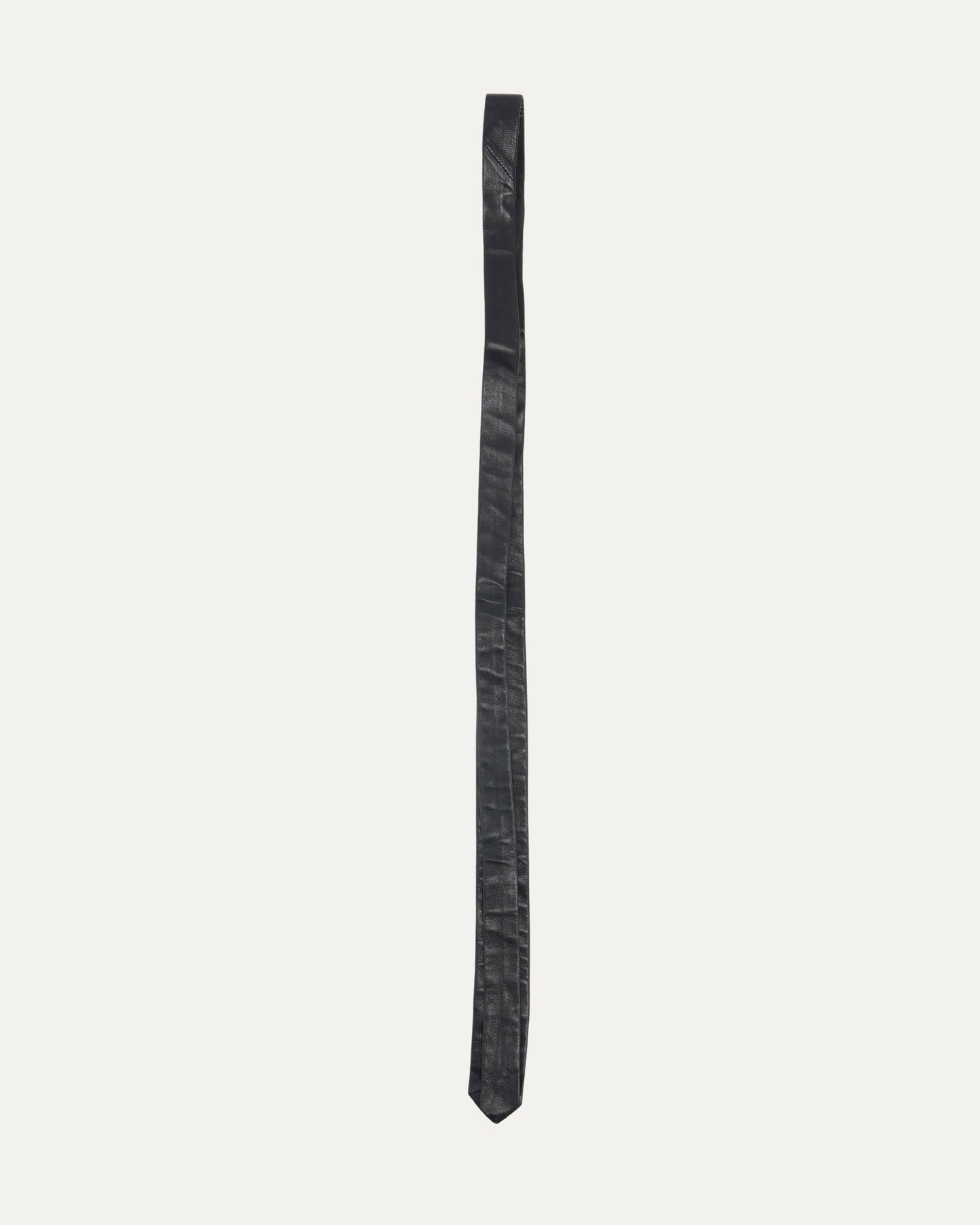 Dagger Embellished Leather Tie