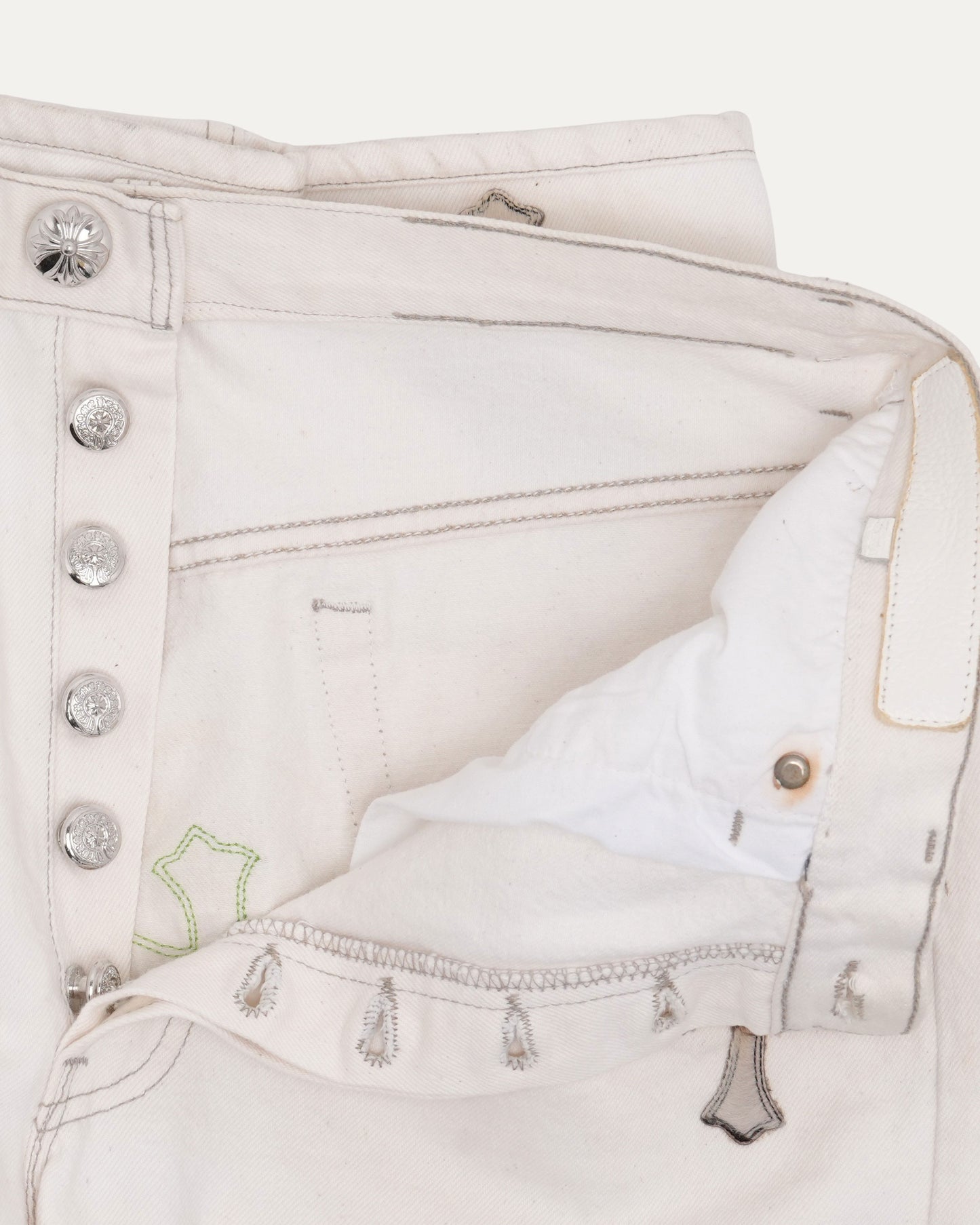 Levi's 501 Pony Hair Cross Patch Jean
