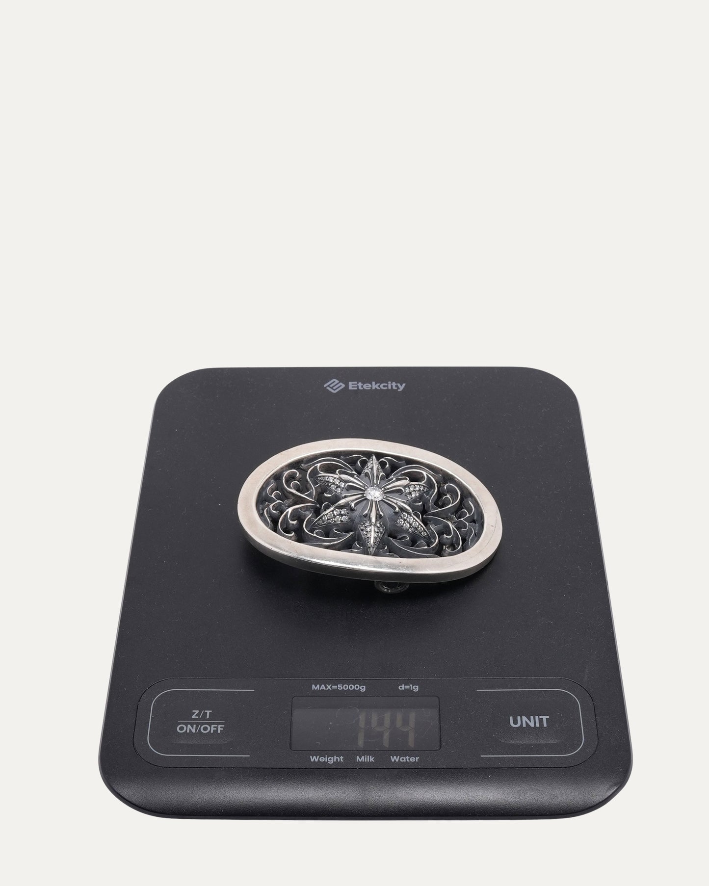 Diamond Oval Star Belt Buckle