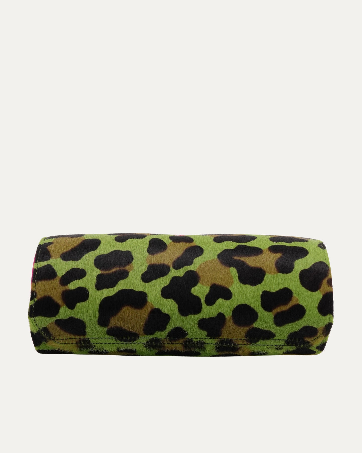 Leopard Pony Hair Watch Roll
