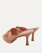 Clasp Heeled Sandal