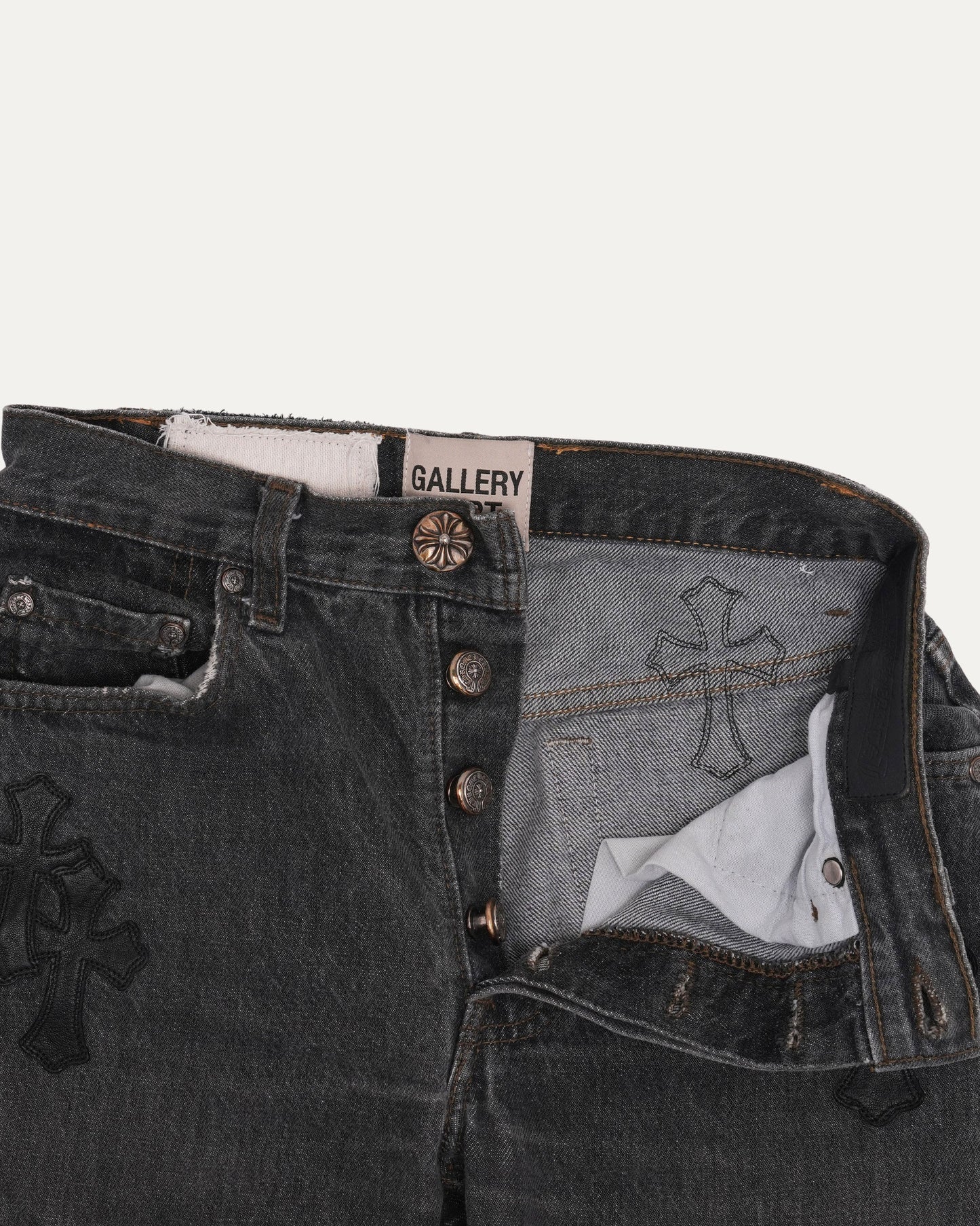 Gallery Dept. Cross Patch Flared Jeans