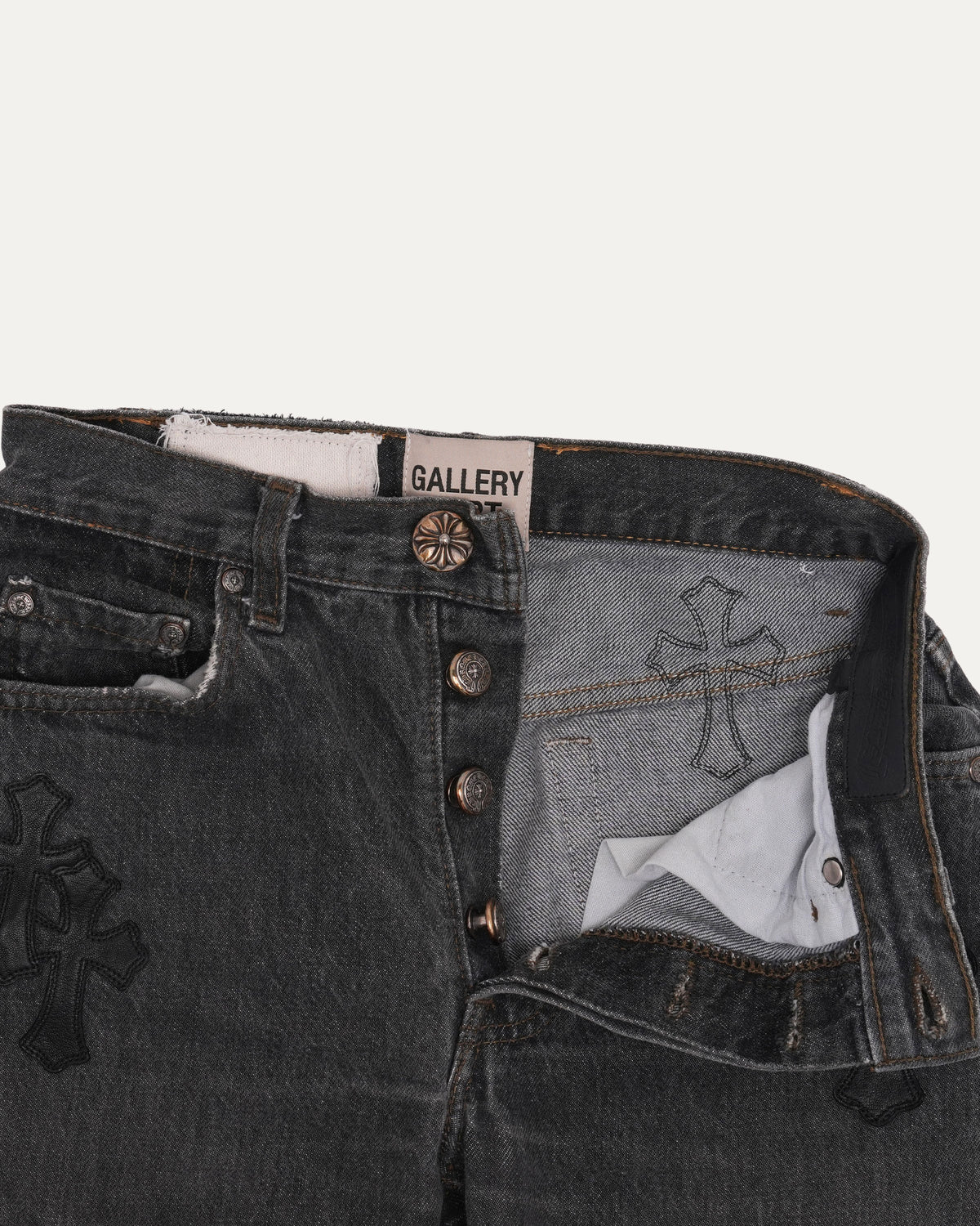 Gallery Dept. Cross Patch Flared Jeans