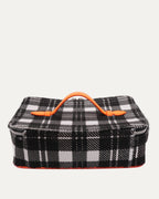 Plaid Pony Hair Jewelry Case