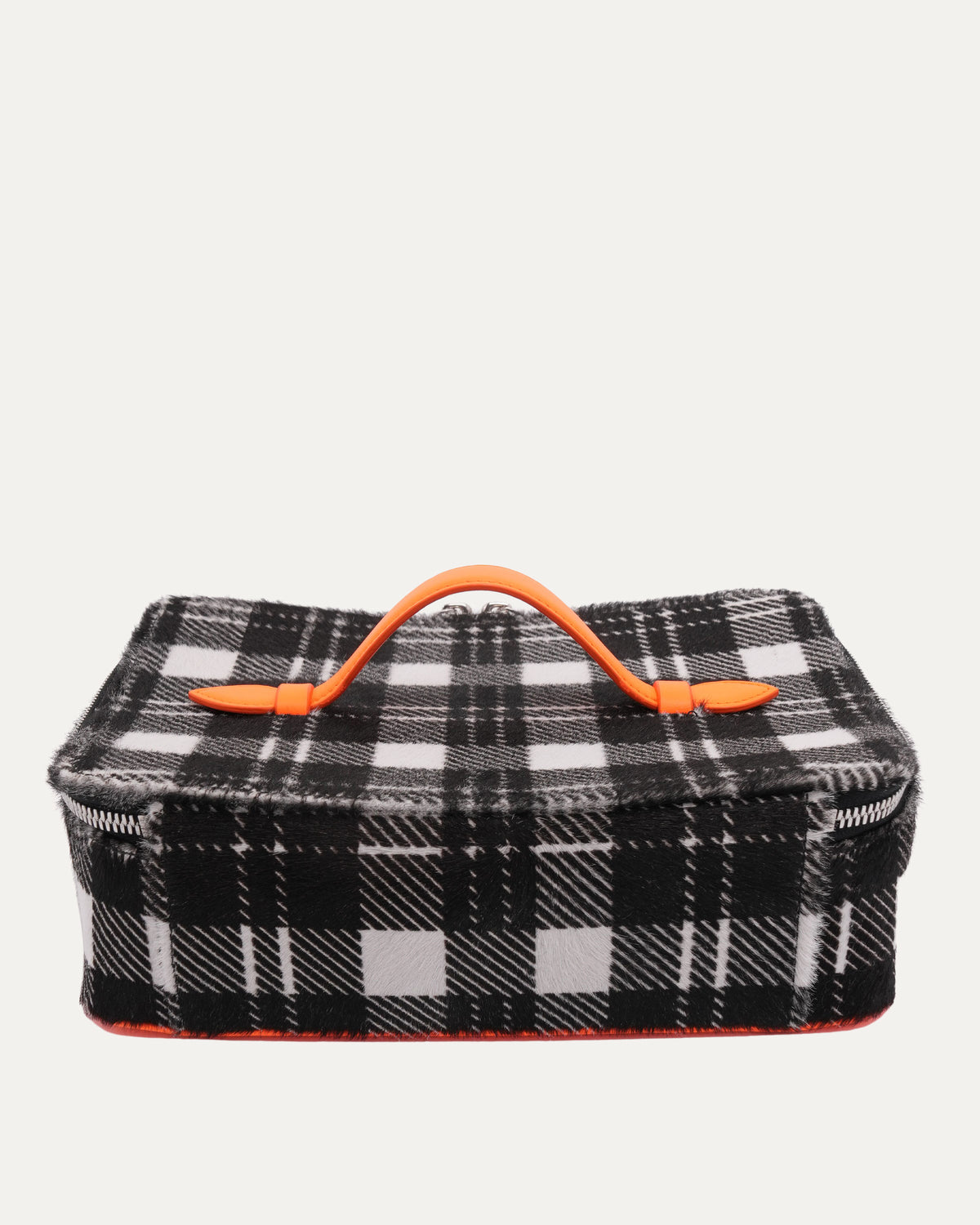 Plaid Pony Hair Jewelry Case