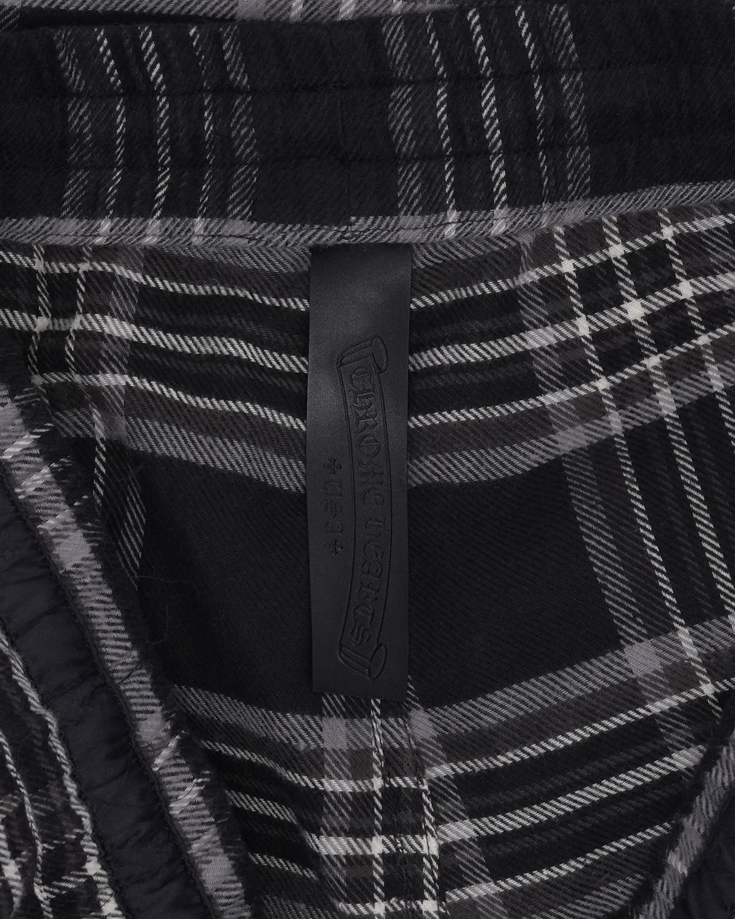 After School Cross Patch Flannel Shorts