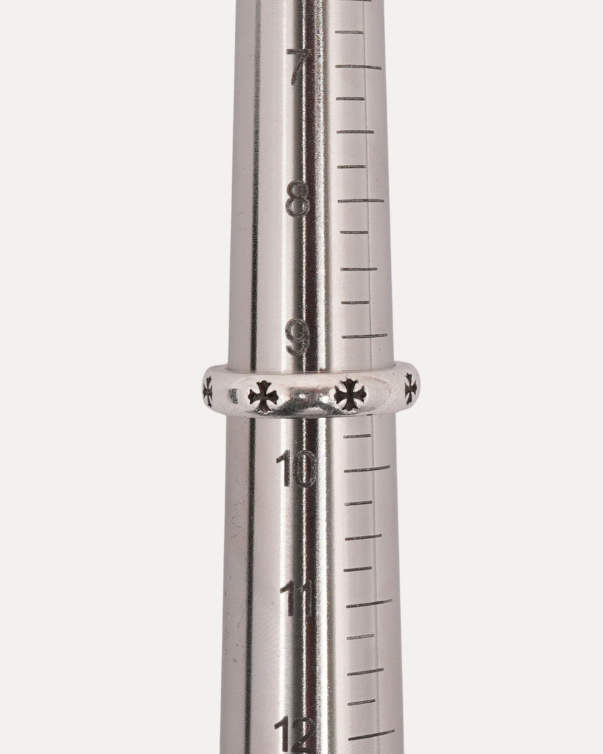Negative Plus Cross Band Ring
