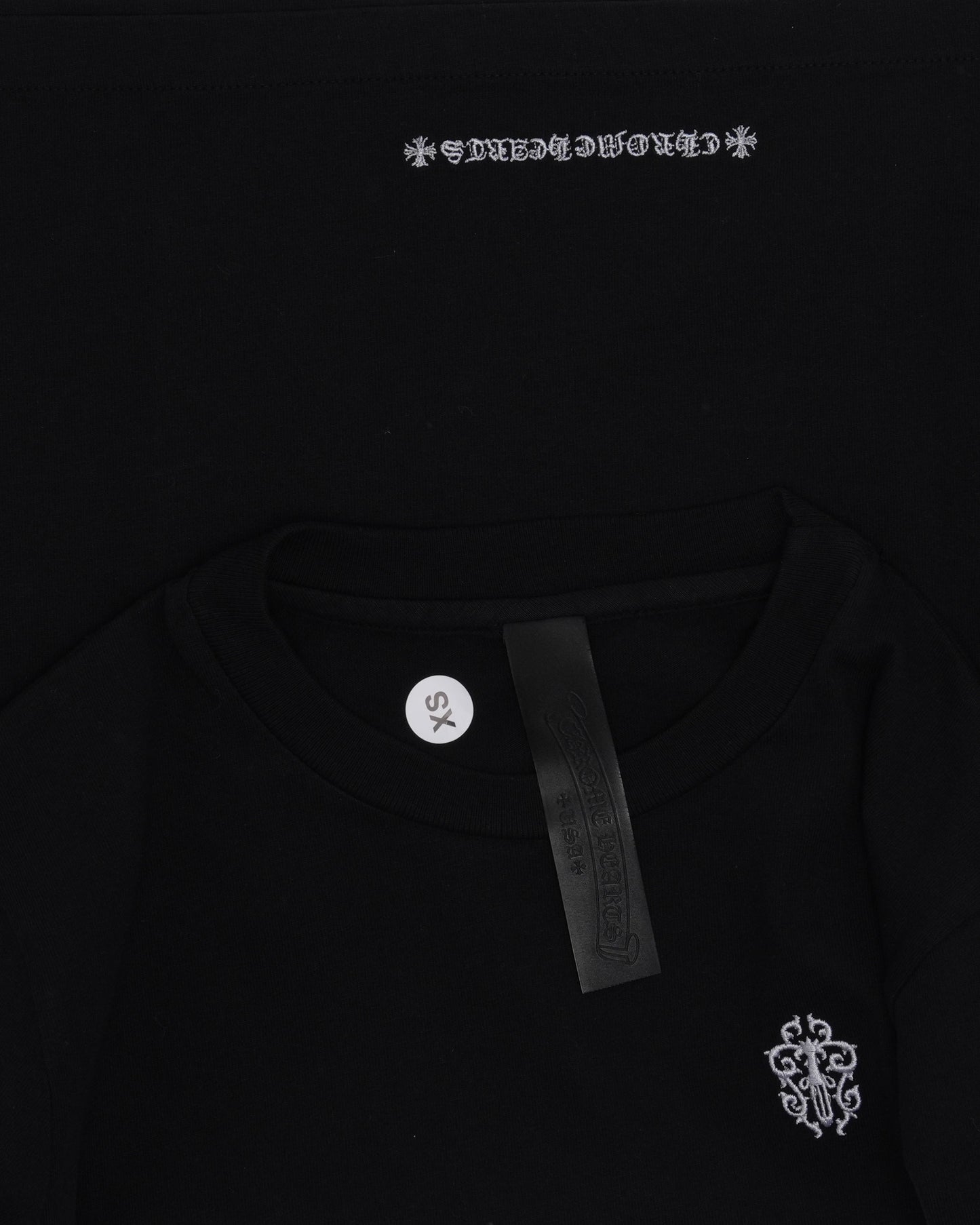 Heavyweight Embroidered Dagger Long Sleeve T-Shirt