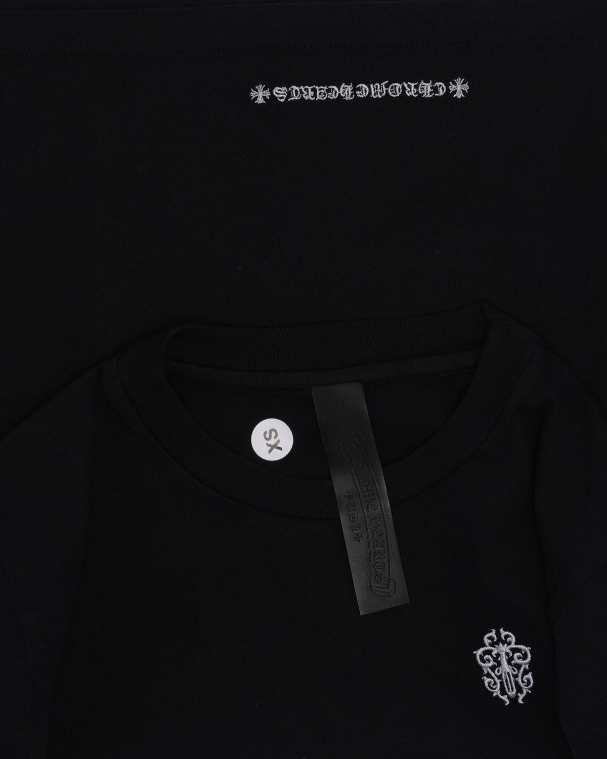Heavyweight Embroidered Dagger Long Sleeve T-Shirt