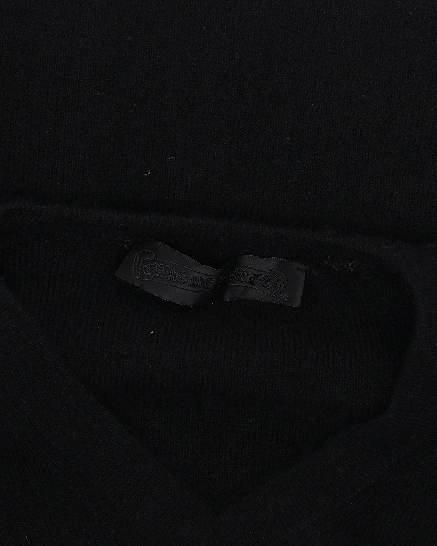 Cross Patch V Neck Sweater