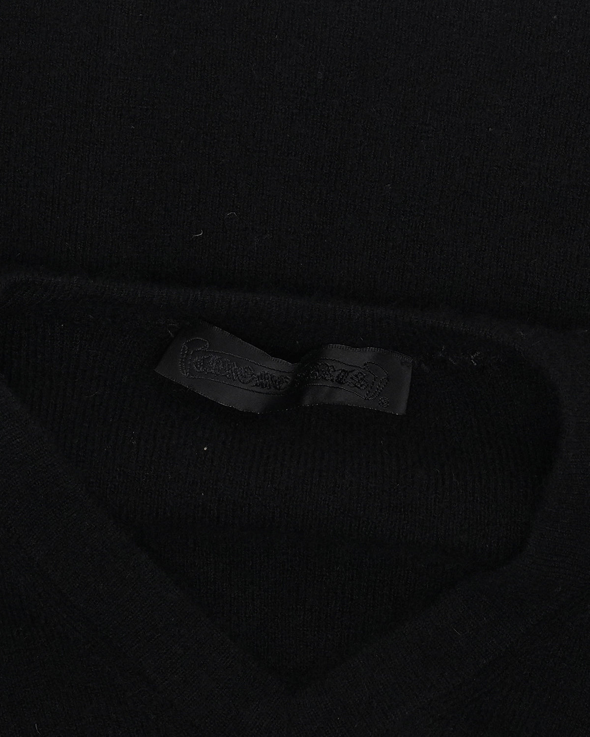 Cross Patch V Neck Sweater