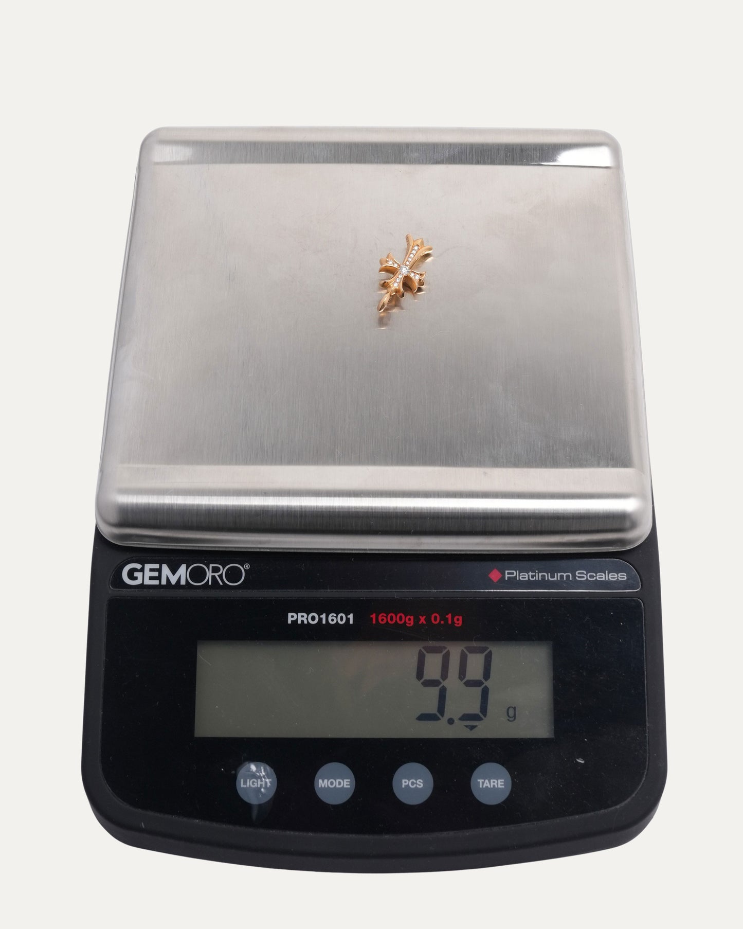 22k Gold & Diamond Tiny Fat Pendant